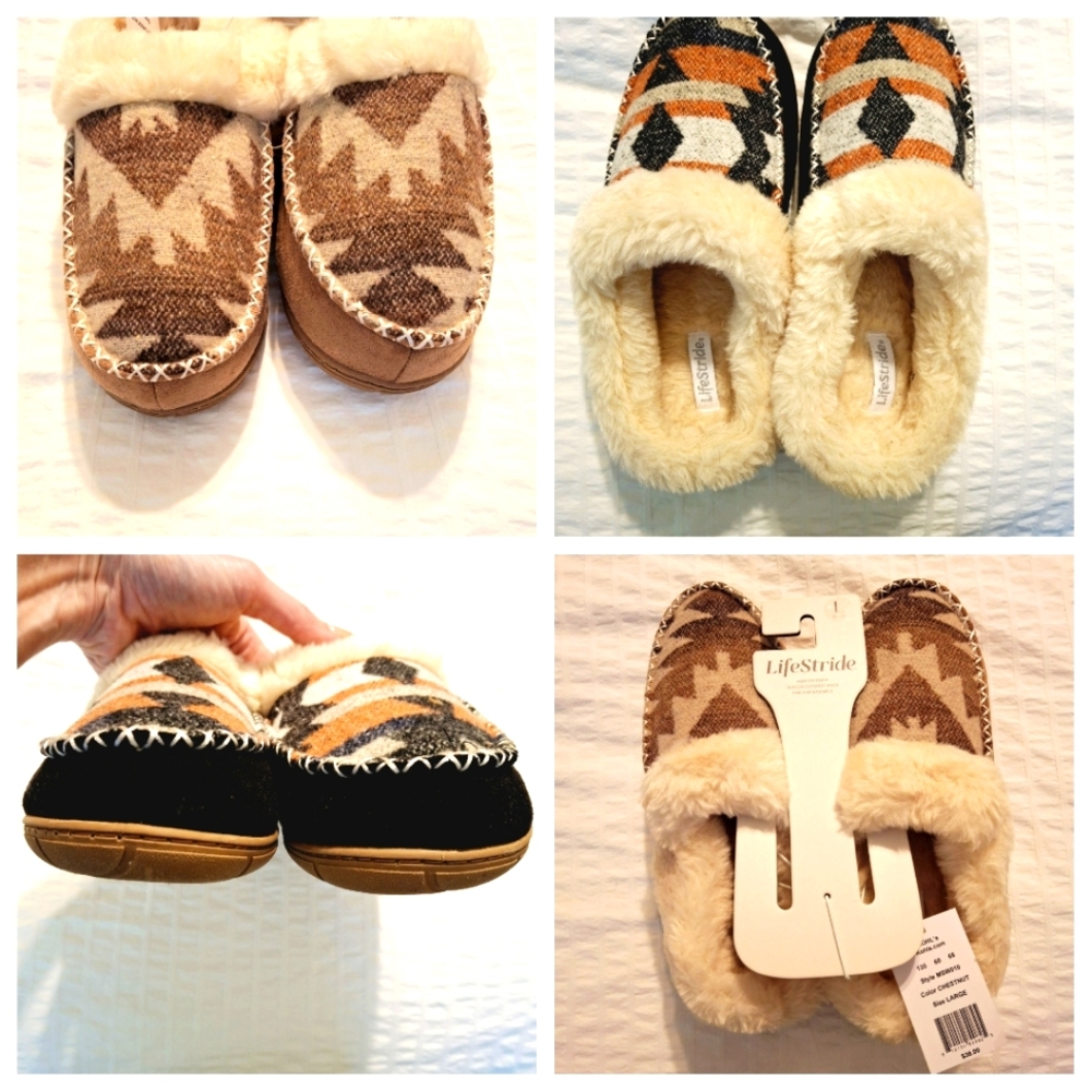 2 Pairs LifeStride Slip-On Moccasins